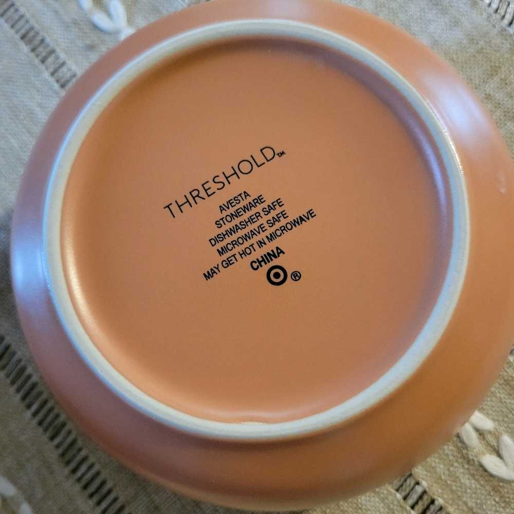 Rust Colored Avesta Soup/Salad Bowls Set Of 2 New Great Size - Picture 4 of 8